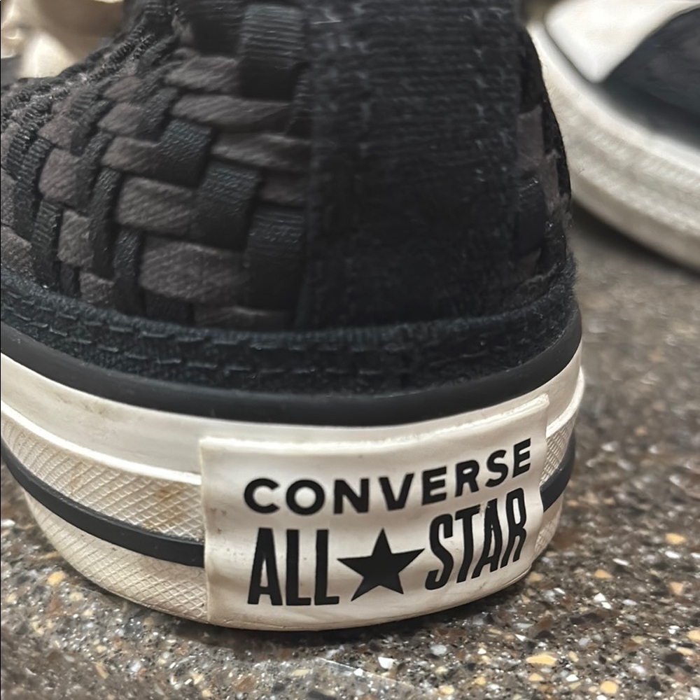 Converse All Star Black High Tops - Picture 2 of 6
